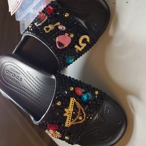 Bling Croc Slides